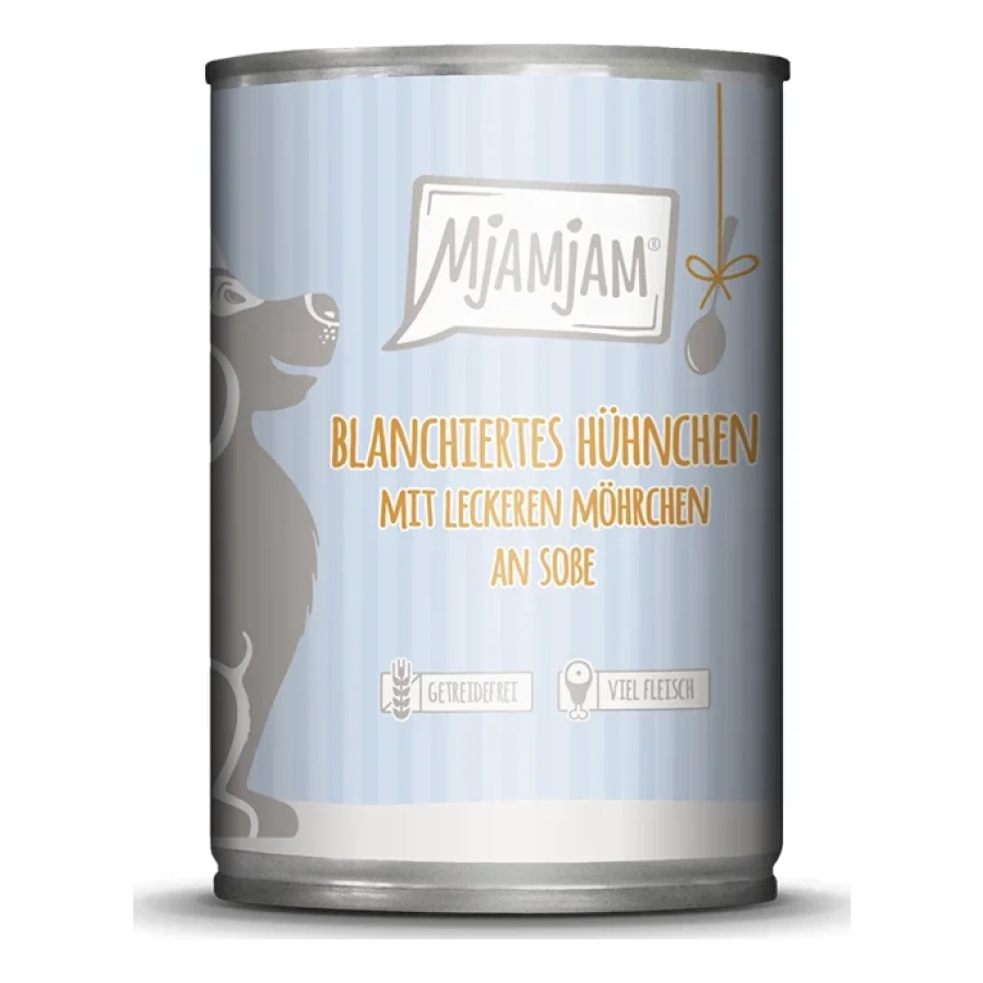 MjAMjAM avec sauce, Poulet aux carottes 6x380 g