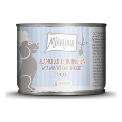 MjAMjAM avec sauce, poulet aux moules et brocoli 6x185 g