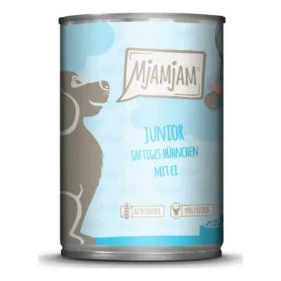 MjAMjAM Junior poulet juteux à l’œuf 6 x 400 g