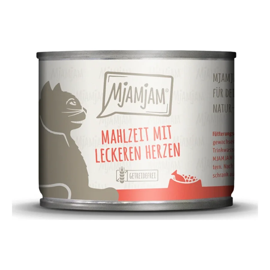 MjAMjAM nourriture humide pour chat adulte 6x200 g avec cœurs
