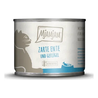 MjAMjAM nourriture humide pour chat adulte 6x200 g Canard et volaille