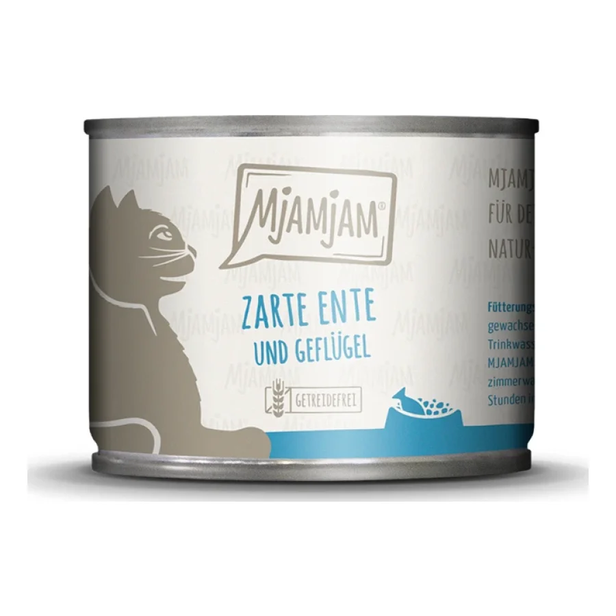 MjAMjAM nourriture humide pour chat adulte 6x200 g Canard et volaille