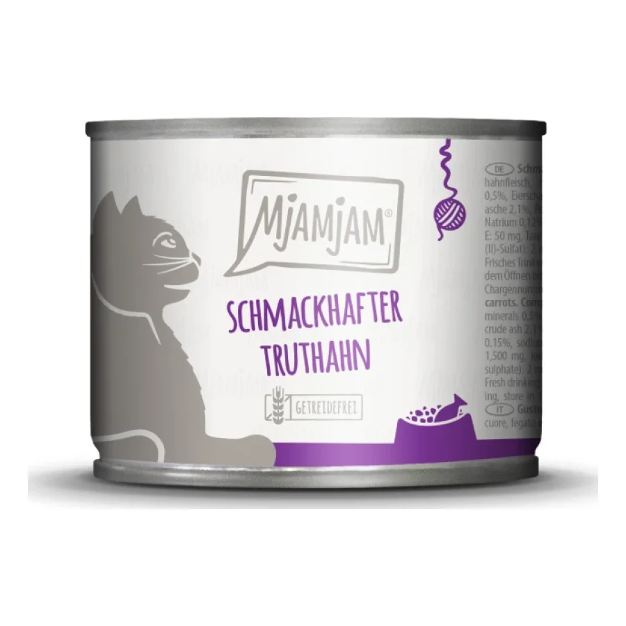 MjAMjAM nourriture humide pour chat adulte 6x200 g Dinde