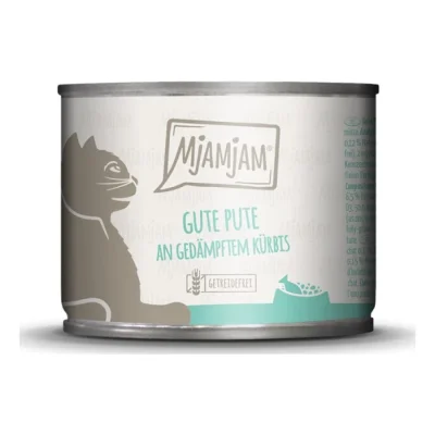 MjAMjAM nourriture humide pour chat adulte 6x200 g Dinde et potiron
