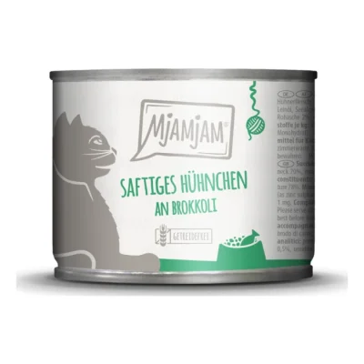 MjAMjAM nourriture humide pour chat adulte 6x200 g Poulet et brocoli