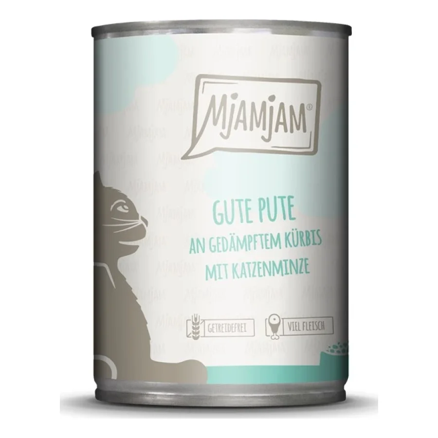 MjAMjAM nourriture humide pour chat adulte 6x400 g Dinde