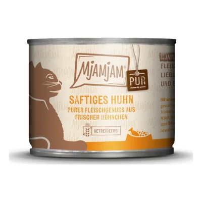 MjAMjAM nourriture humide pour chat adulte, pur plaisir de viande 6x200 g Poulet