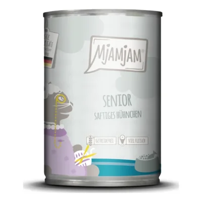 MjAMjAM nourriture humide pour chat senior 6x400 g Poulet