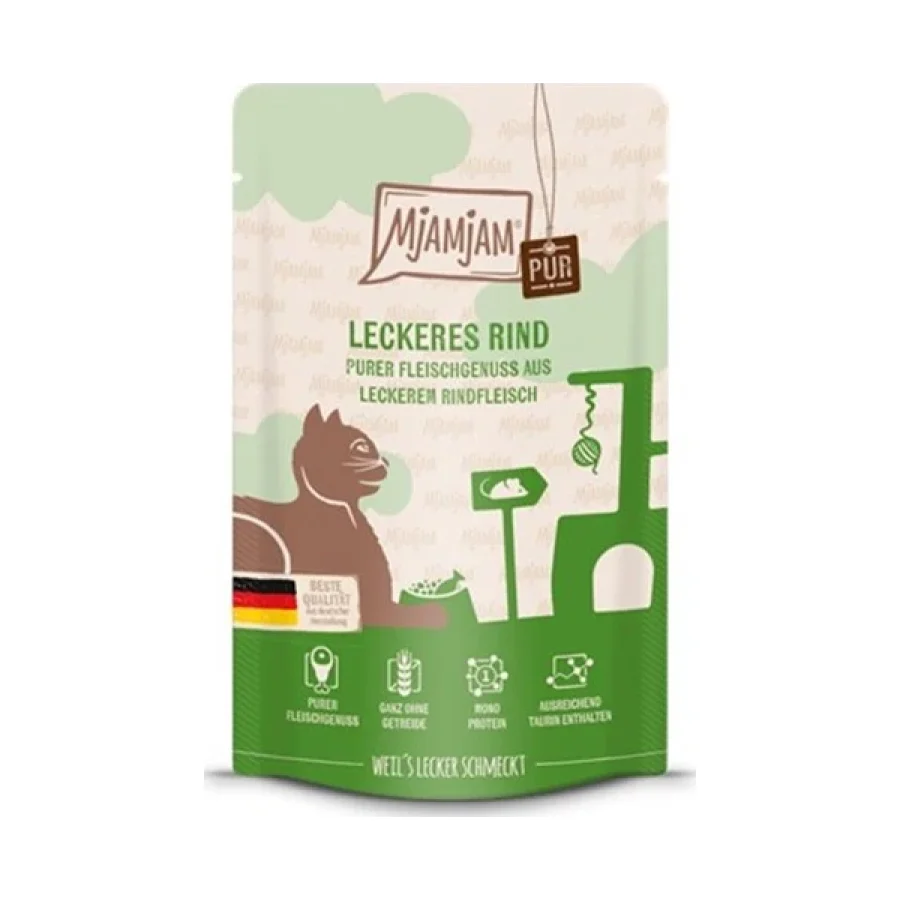 MjAMjAM Quetschieschie pur plaisir de la viande 12x125 g Bœuf 12x125 g