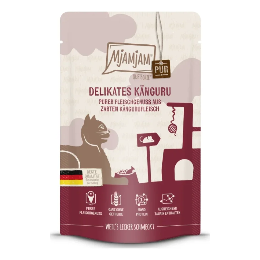 MjAMjAM Quetschieschie pur plaisir de la viande 12x125 g Kangourou 12x125 g