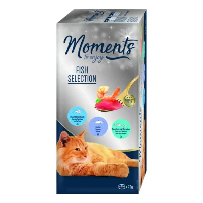 MOMENTS 9 x 70 g Variété de saveurs aquatiques