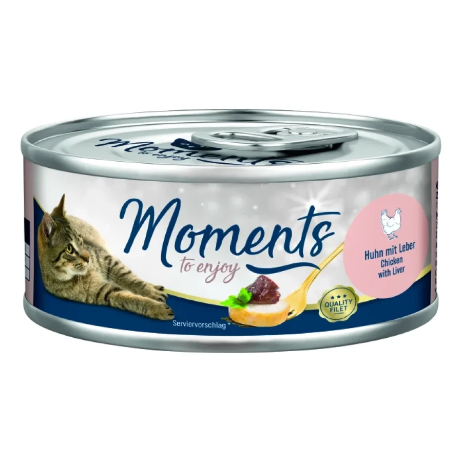 MOMENTS Adult au Poulet & au Foie 24x70 g