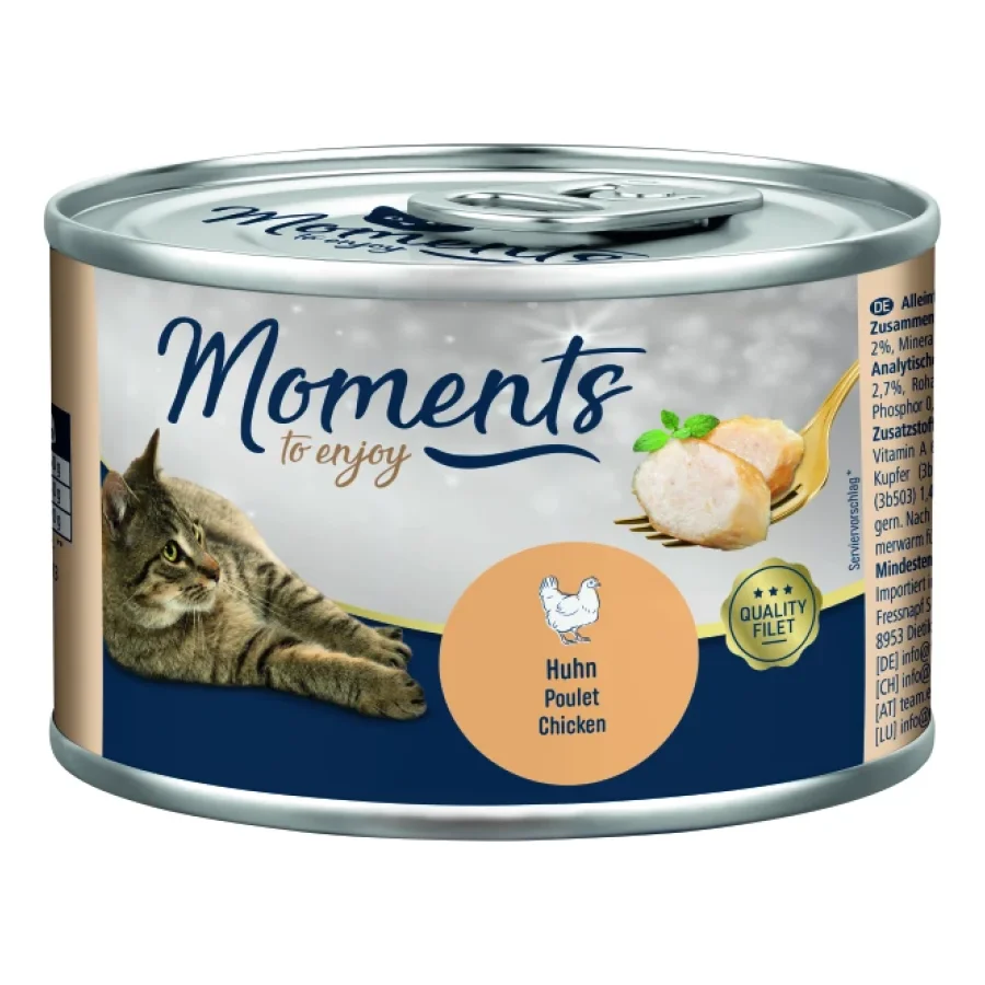 MOMENTS Adult Poulet 12x140 g