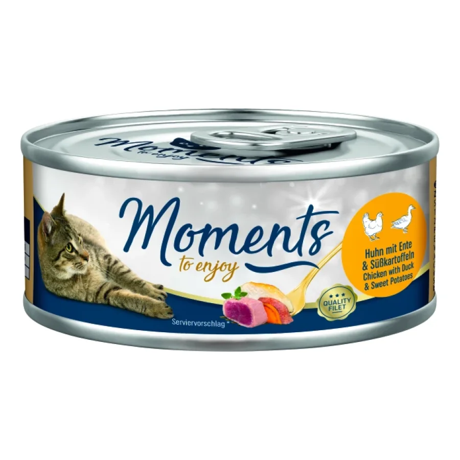 MOMENTS Adult Poulet canard patates douces 24x70 g