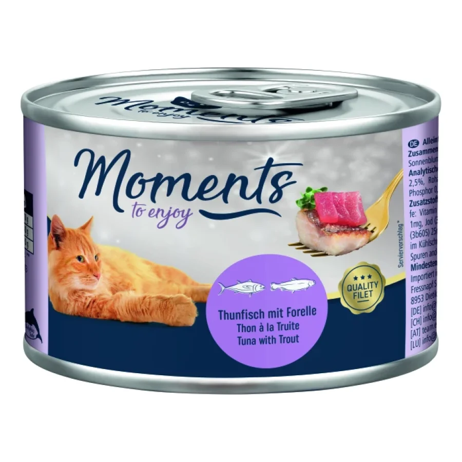 MOMENTS Adult Thon à la Truite 24x140 g