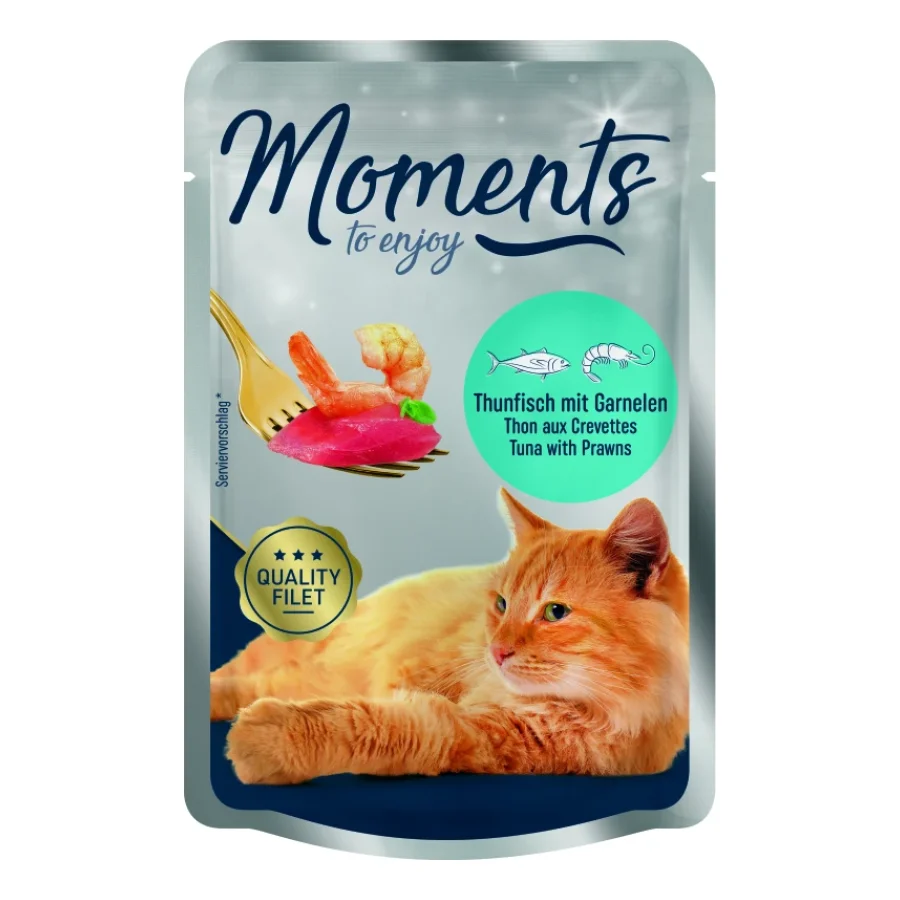 MOMENTS Adult Thon aux crevettes 12x70 g
