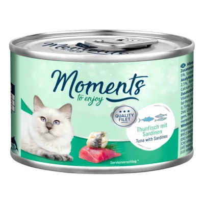 MOMENTS Adult Thon aux sardines : 12x140 g