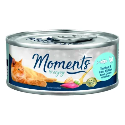 MOMENTS Adult Thon & poulet au fromage 48x70 g