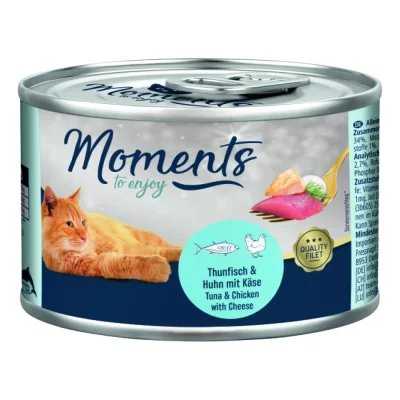 MOMENTS Adult Thon & poulet au fromage 6x140 g