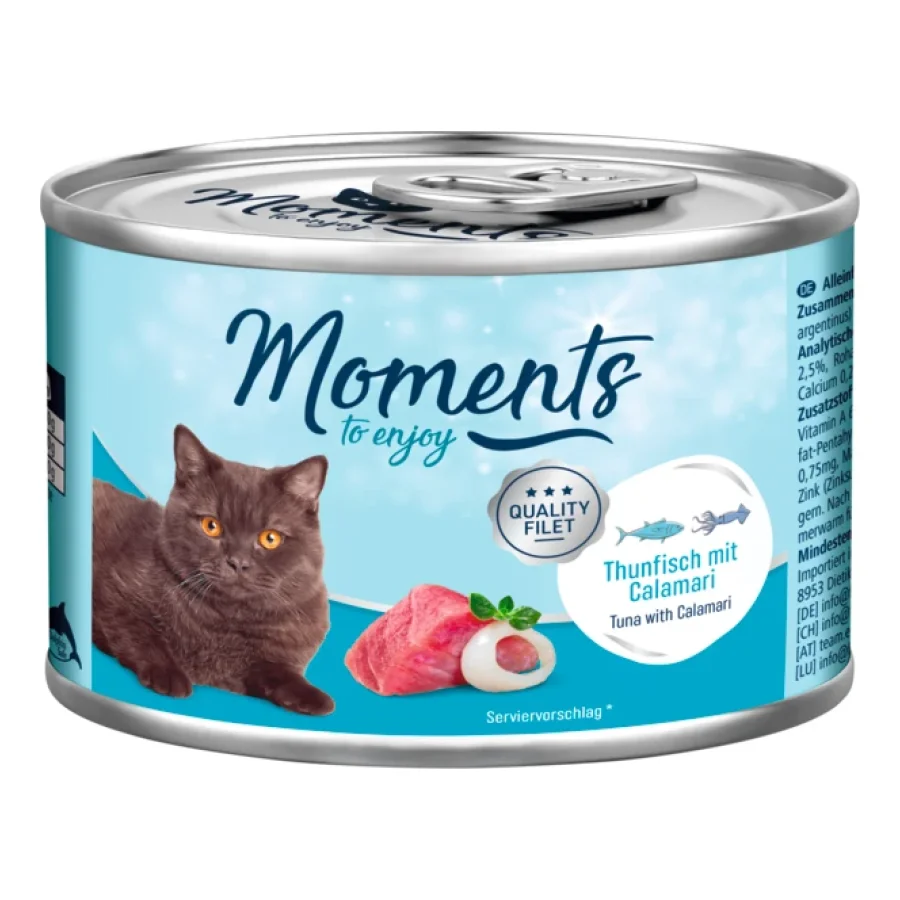 MOMENTS Adult Thunfisch mit Calamari 6x140 g