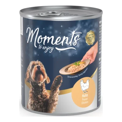 MOMENTS nourriture humide chien adulte Poulet 24x220 g
