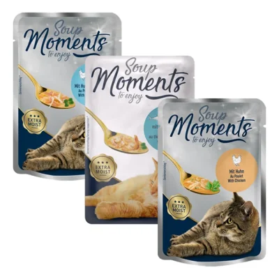 MOMENTS Soupe Chat Adulte Pack Mix 12x40 g