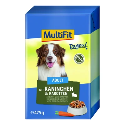 MultiFit Adult en ragoût 12 x 475 g Lapin et carottes