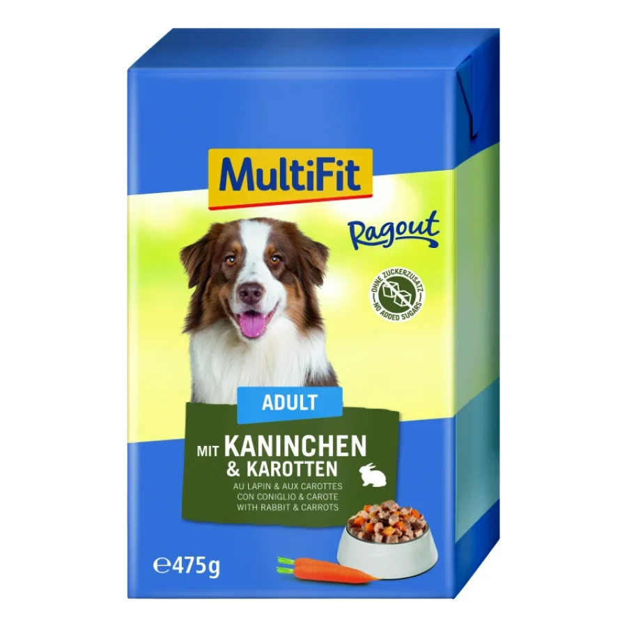 MultiFit Adult en ragoût 12 x 475 g Lapin et carottes