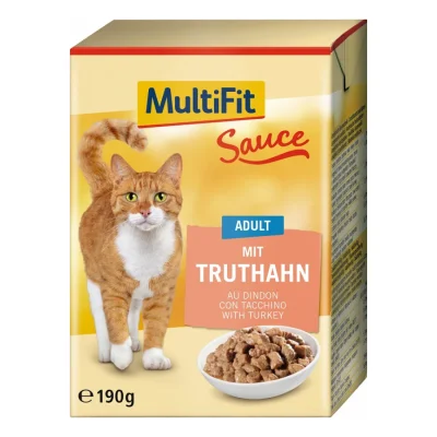 MultiFit Adult en sauce 12 x 190 g Dinde