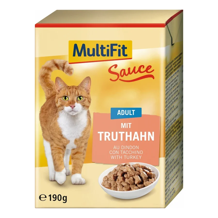 MultiFit Adult en sauce 12 x 190 g Dinde