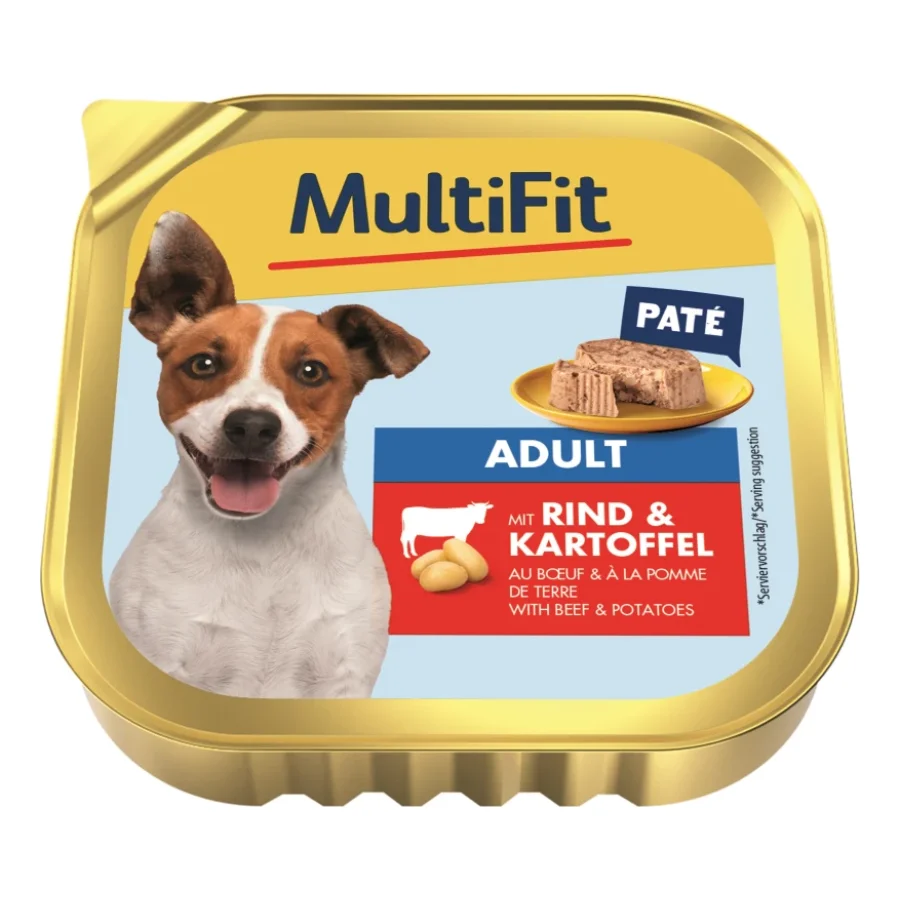 MultiFit Adult Little Dog Bœuf & Pomme de terre 44x150 g