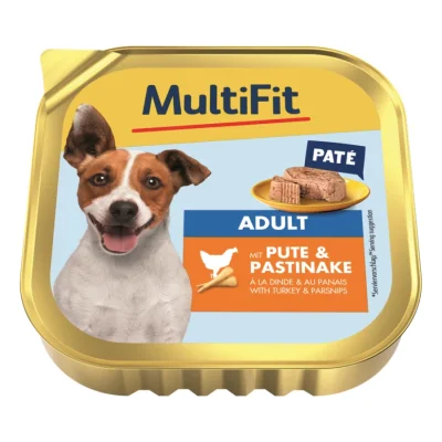 MultiFit Adult Little Dog Dinde, panais 44x150 g