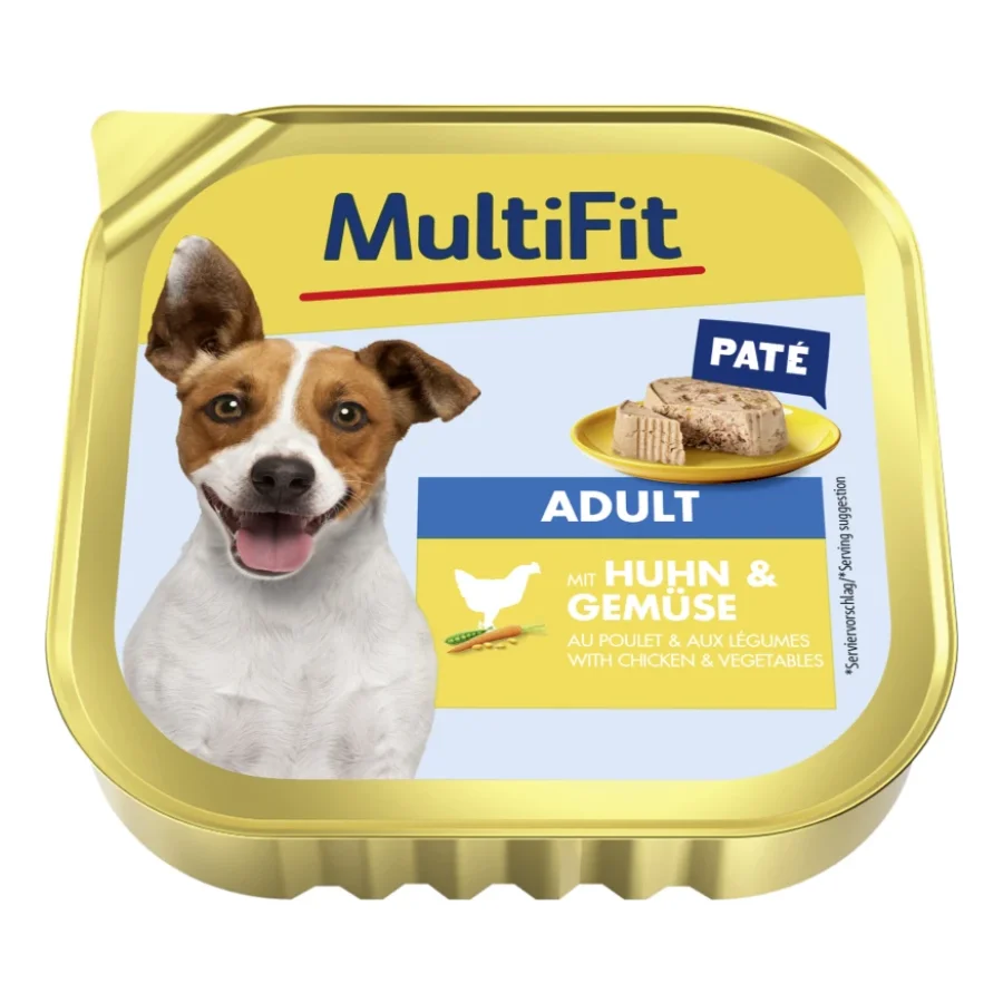 MultiFit Adult Little Dog Poulet et légume 44x150 g