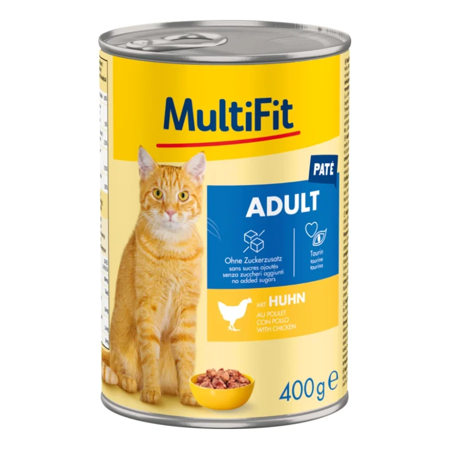 MultiFit Adult Paté Poulet 12x400 g