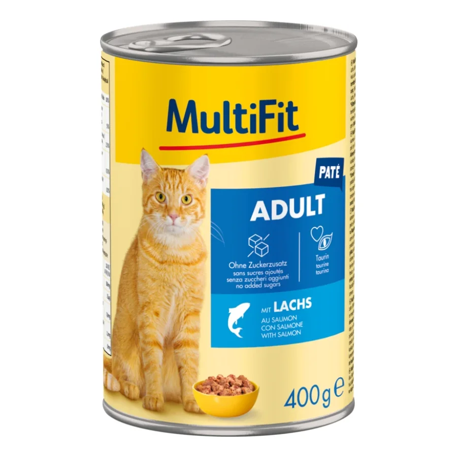 MultiFit Adult Paté Saumon 12x400 g