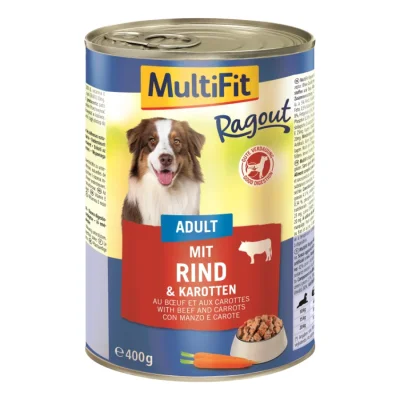 MultiFit Adult ragoût au bœuf et aux carottes 6x400 g