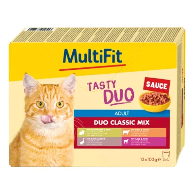 MultiFit Adult Sauce Duo Classic Mix multipack 12x100 g