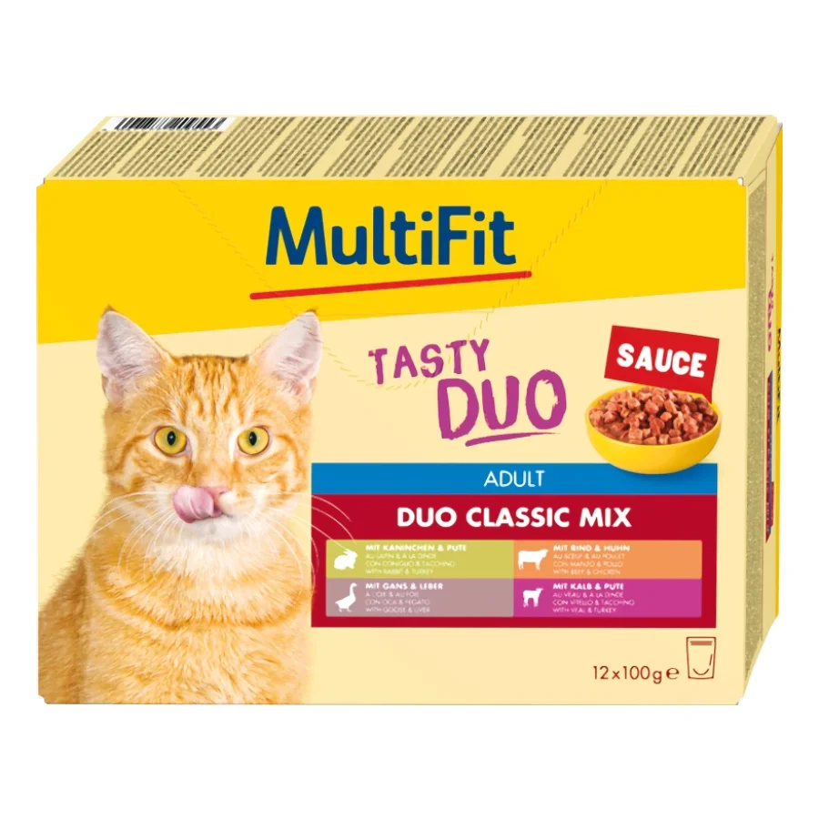MultiFit Adult Sauce Duo Classic Mix multipack 12x100 g