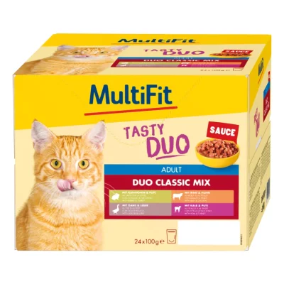 MultiFit Adult Sauce Duo Classic Mix multipack 24x100 g