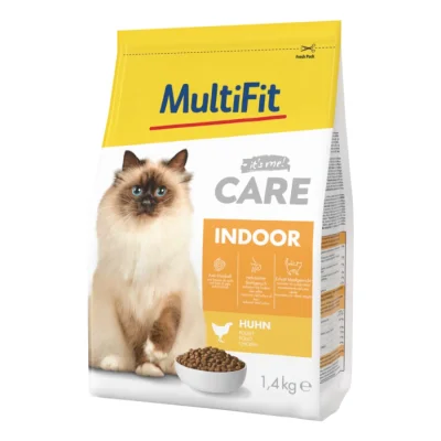 MultiFit Care Croquettes pour chat, Adulte, Intérieur, Poulet 1,4 kg