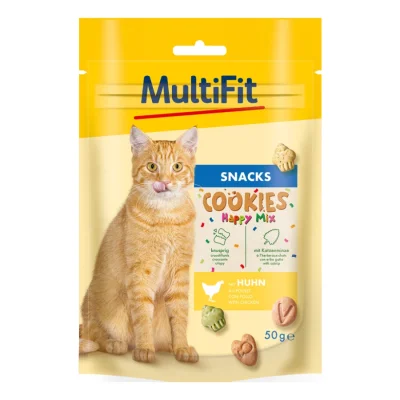 MultiFit Cookies Happy Mix au poulet, 50 g