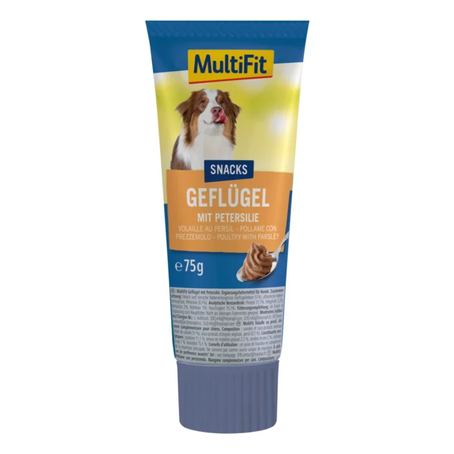 MultiFit Crème de volaille au persil 9 x 75 g