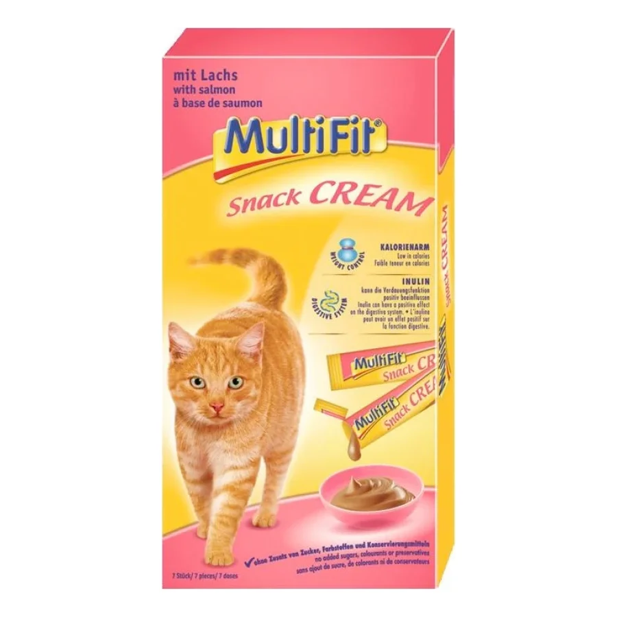 MultiFit Crème snack 11x7x15g Saumon et inuline