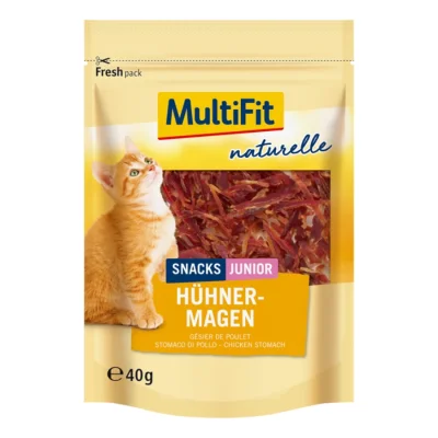 MultiFit estomac de poulet naturel Junior 4 x 40 g