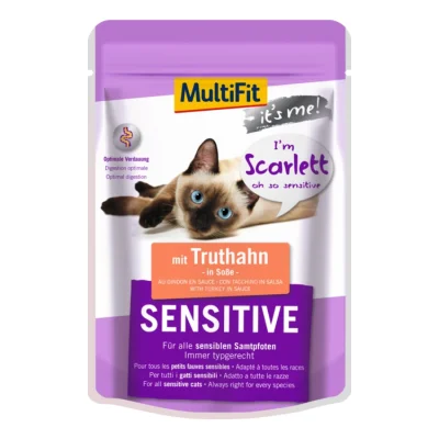 MultiFit It’s Me Scarlett Sensitive au dindon 96x85 g