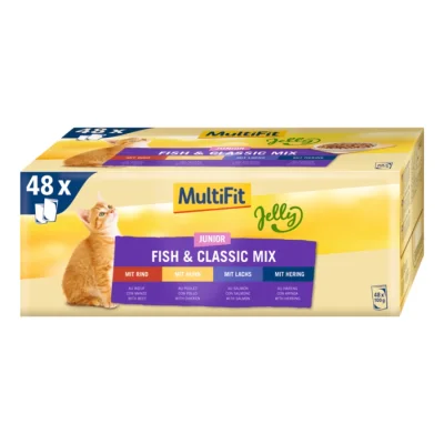 MultiFit Junior Jelly Fish & Classic Mix Multipack 48x100 g