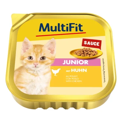 MultiFit Junior Sauce Poulet 64x100 g