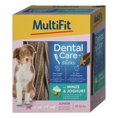 MultiFit Mint DentalCare sticks Junior Multipack 28 pièces