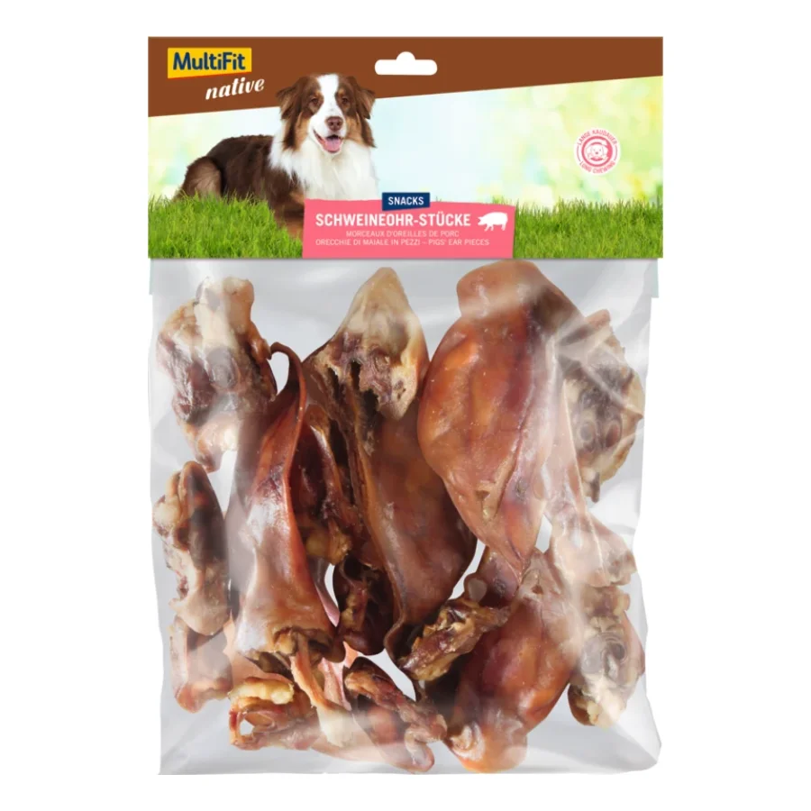 MultiFit morceaux d'oreilles de porc 500g