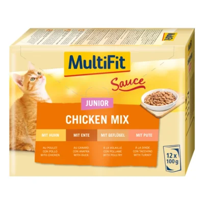 MultiFit Multi pack Junior Sauce Chicken Mix 12x100 g